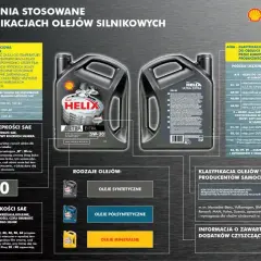 Olej Shell Helix Ultra Extra 5W-30, klasa ACEA C3 zamiast A3/B4, do nowoczesnych silników.