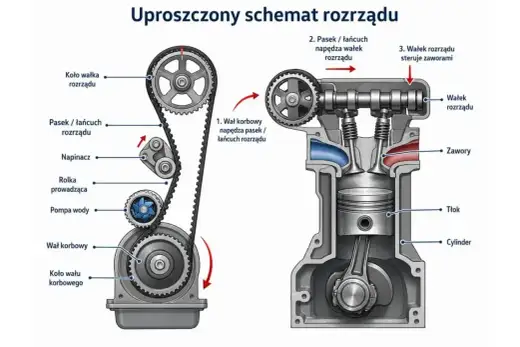 Sterowanie silnikiem - rozrząd, ECU i czujniki w praktyce