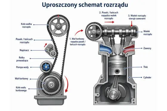 Wymiana rozrządu - kiedy, co obejmuje i ile kosztuje?